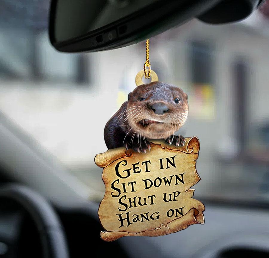 Otter Get In Two Sided Ornament - Gift For Otter Lover