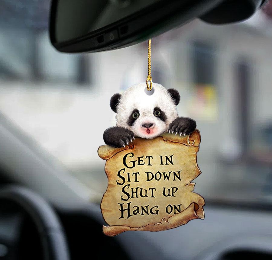 Panda Get In Two Sided Ornament - Gift For Panda Lover