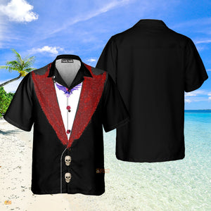 Halloween Vampire Chest Costume Cosplay - Hawaiian Shirt