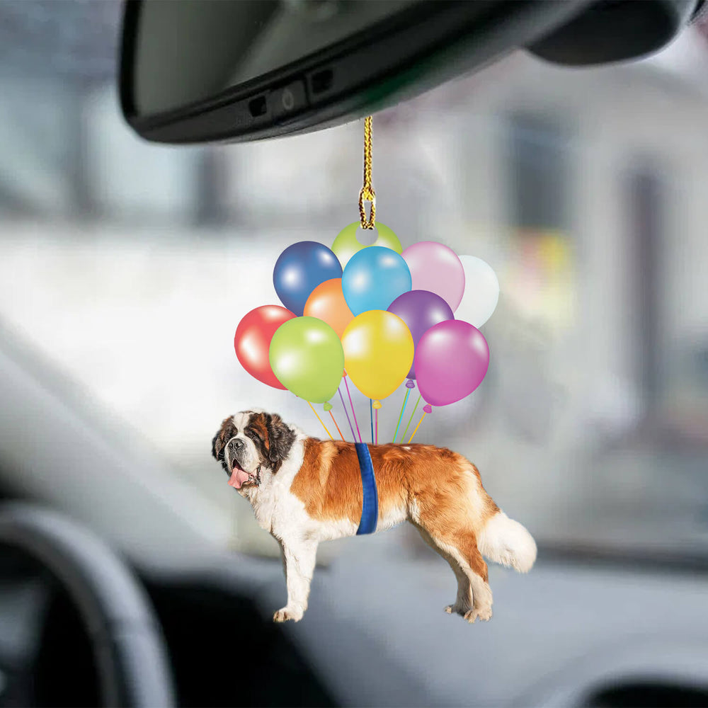 Saint Bernard Fly With Bubbles - Gift For Dog Lover