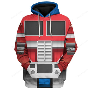 Transformers Robot Op timus Prime - Costume Cosplay Hoodie Sweatshirt Sweatpants