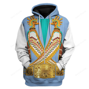 Elvis Prehistoric Bird - Costume Cosplay Hoodie Sweatshirt Sweatpants