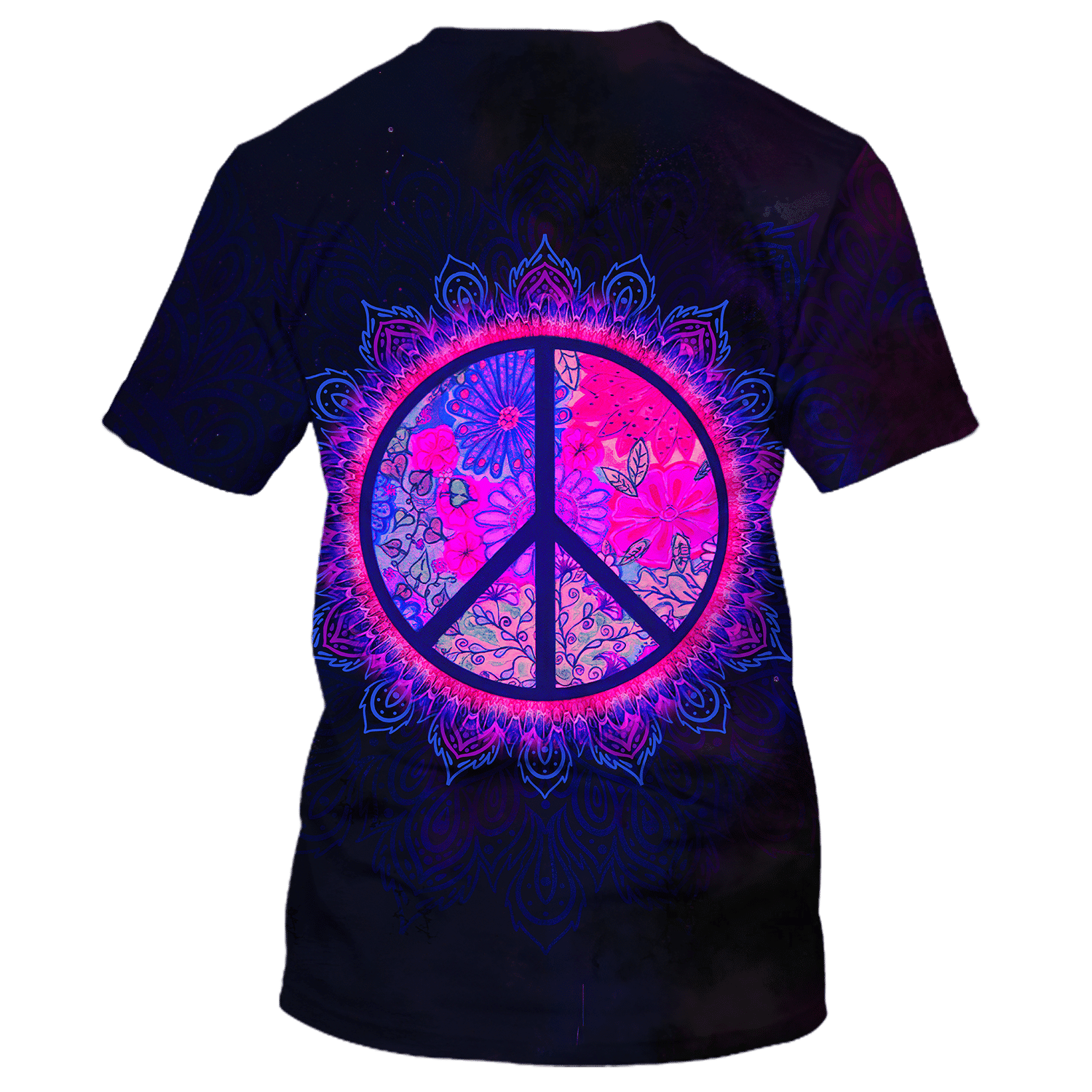 Hippie Girl Watching The World Outside The Window - T-Shirt