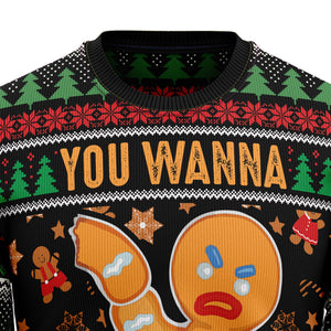 Gingerbread Man Ugly Sweater For Men And Women