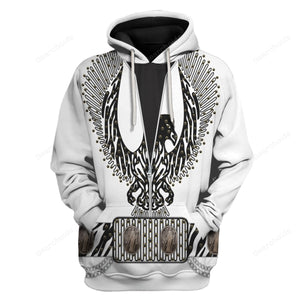 Elvis Black Phoenix Suit - Costume Cosplay Hoodie Sweatshirt Sweatpants