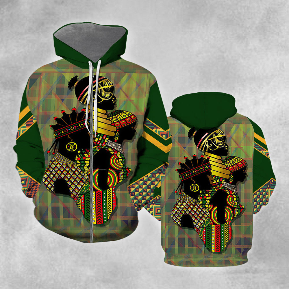 African Women All Over Print - Hoodie 