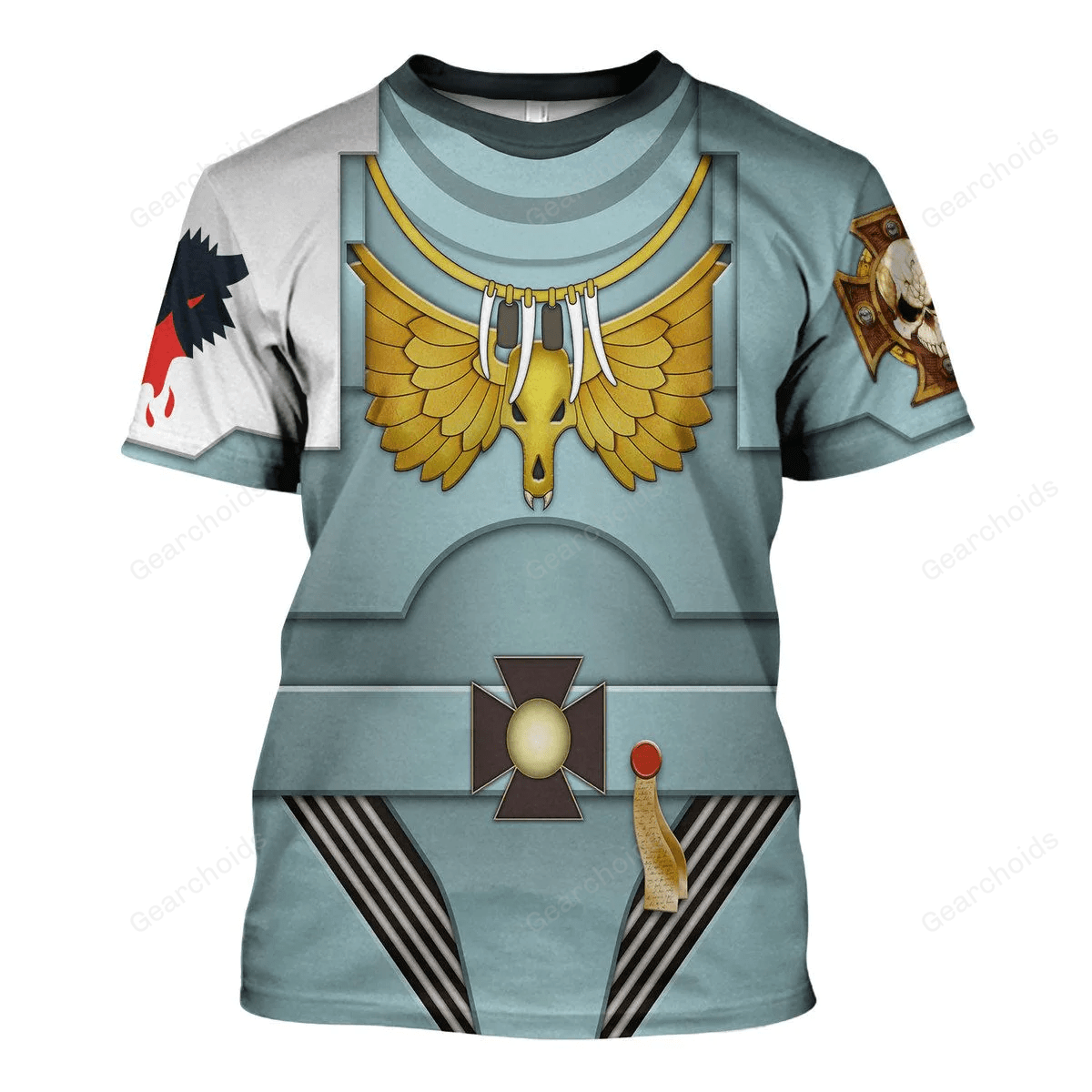 Indomitus Pattern Terminator Armor Space Wolves - Costume Cosplay T-shirt