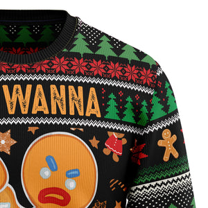 Gingerbread Man Ugly Sweater For Men And Women