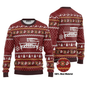 U.S Marine Corps Ugly Christmas Sweater