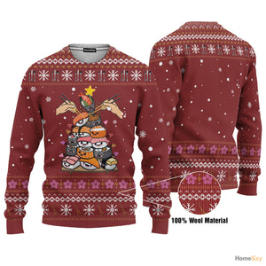 Sushi Ugly Sweater Best Gift For Christmas