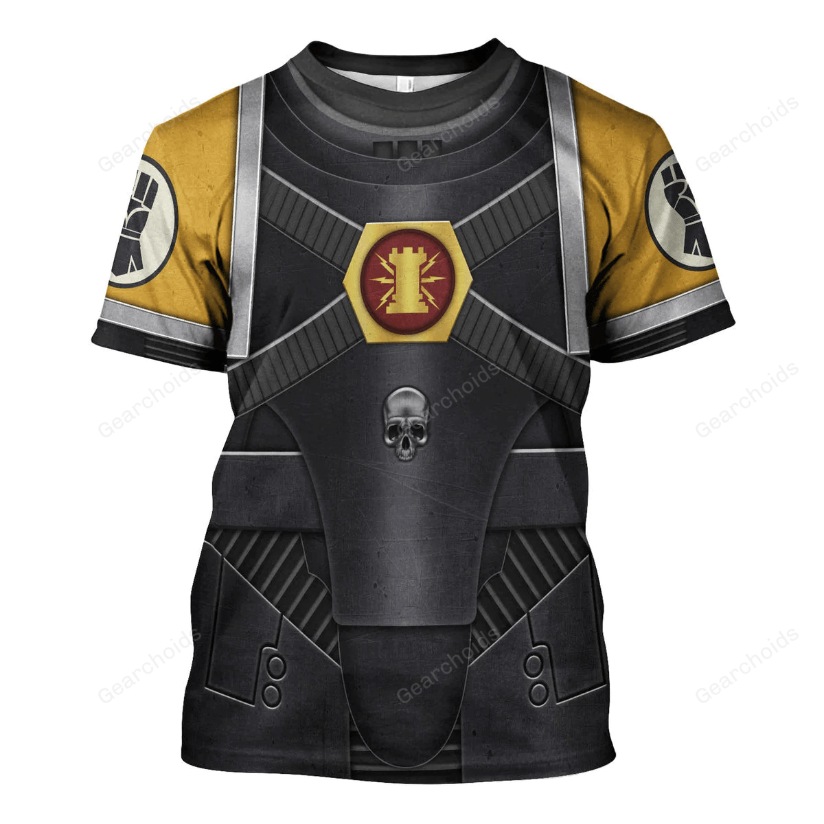 Pre-Heresy Imperial Fists In Mark IV Maximus Power Armor - Costume Cosplay T-shirt