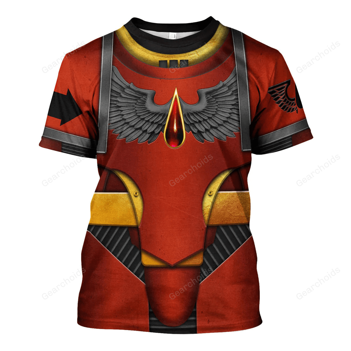 Pre-Heresy Blood Angels in Mark IV Maximus Power Armor - Costume Cosplay T-shirt