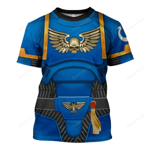 Warhammer Space Marines Ultramarines - Costume Cosplay T-shirt