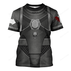 Pre-Heresy Dark Angels In Mark IV Maximus Power Armour - Costume Cosplay T-shirt