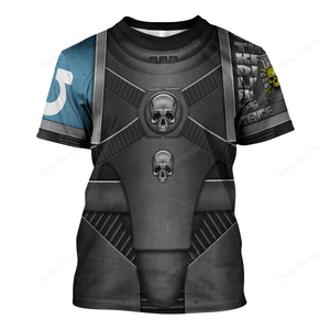 Pre-Heresy Deathwatch In Mark IV Maximus Power Armor - Costume Cosplay T-shirt