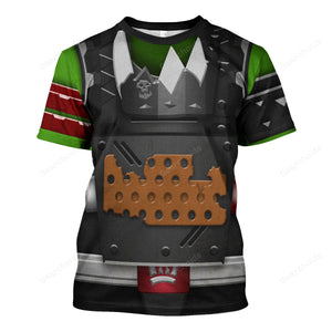 Ork Meganob With Buzzsaw Mega Action - Costume Cosplay T-shirt