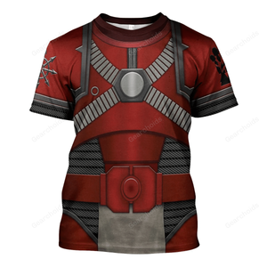 Warhammer Red Corsairs Warband Colour Scheme - Costume Cosplay T-shirt