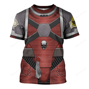 Horus Heresy-era Word Bearers Colour Scheme - Costume Cosplay T-shirt