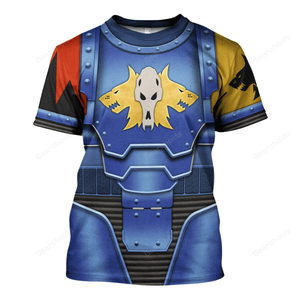 Warhammer Space Wolves In Mark III Power Armor - Costume Cosplay T-shirt