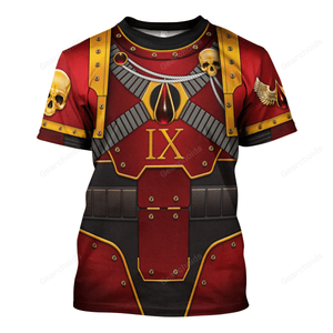 Warhammer Blood Angels IX Captain - Costume Cosplay T-shirt