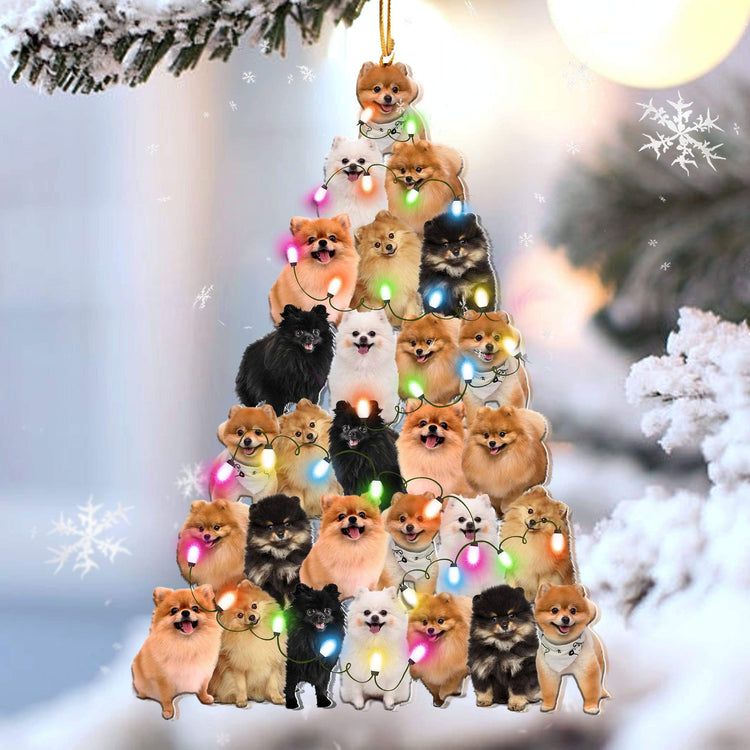 Pomeranian Lovely Tree Ornament - Gift For Dog Lover