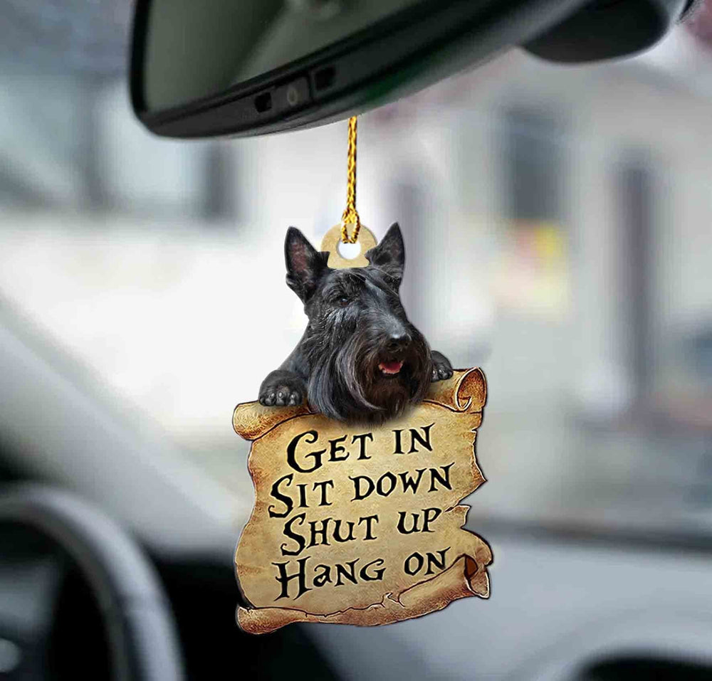 Scottish Terrier Get In Two Sided Ornament - Gift For Dog Lover