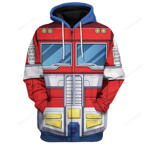 Transformers Op timus Prime - Costume Cosplay Hoodie Sweatshirt Sweatpants