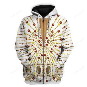 Elvis Sunburst - Costume Cosplay Hoodie Sweatshirt Sweatpants