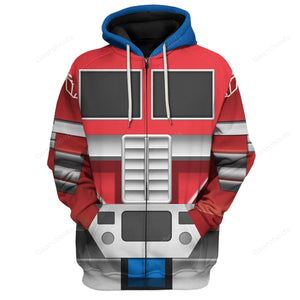 Transformers Robot Op timus Prime - Costume Cosplay Hoodie Sweatshirt Sweatpants