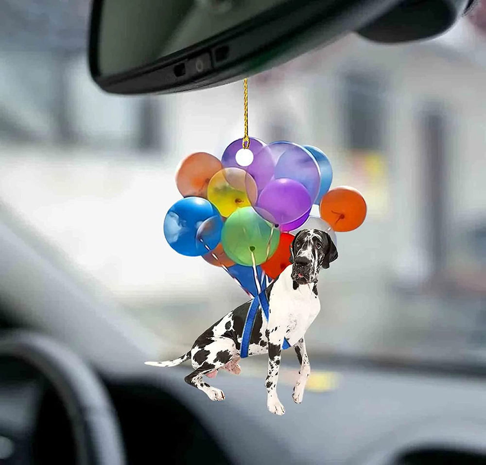 Cute Great Dane Dog Fly With Bubbles - Gift For Dog Lover