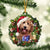 Labradoodle and Christmas gift for her gift for him gift for Labradoodle lover ornament