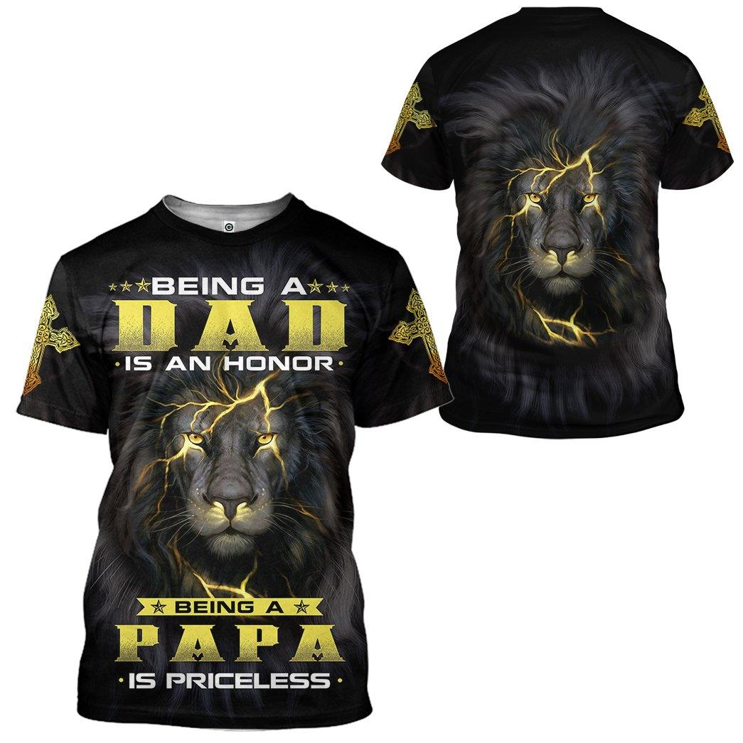 Happy Fathers Day Lion T-Shirt