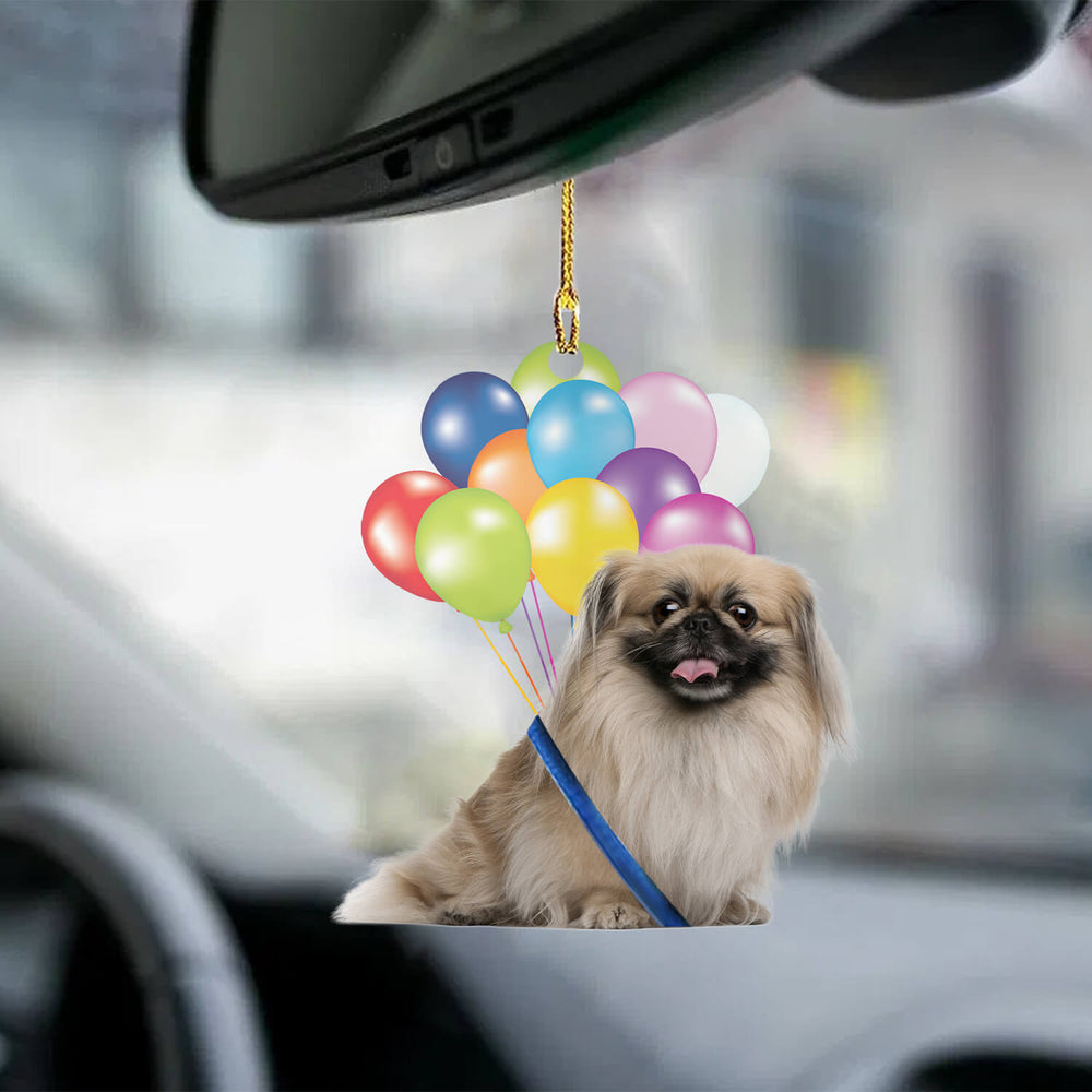 Pekingese Dog Fly With Bubbles - Gift For Dog Lover