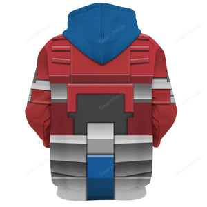 Transformers Robot Op timus Prime - Costume Cosplay Hoodie Sweatshirt Sweatpants