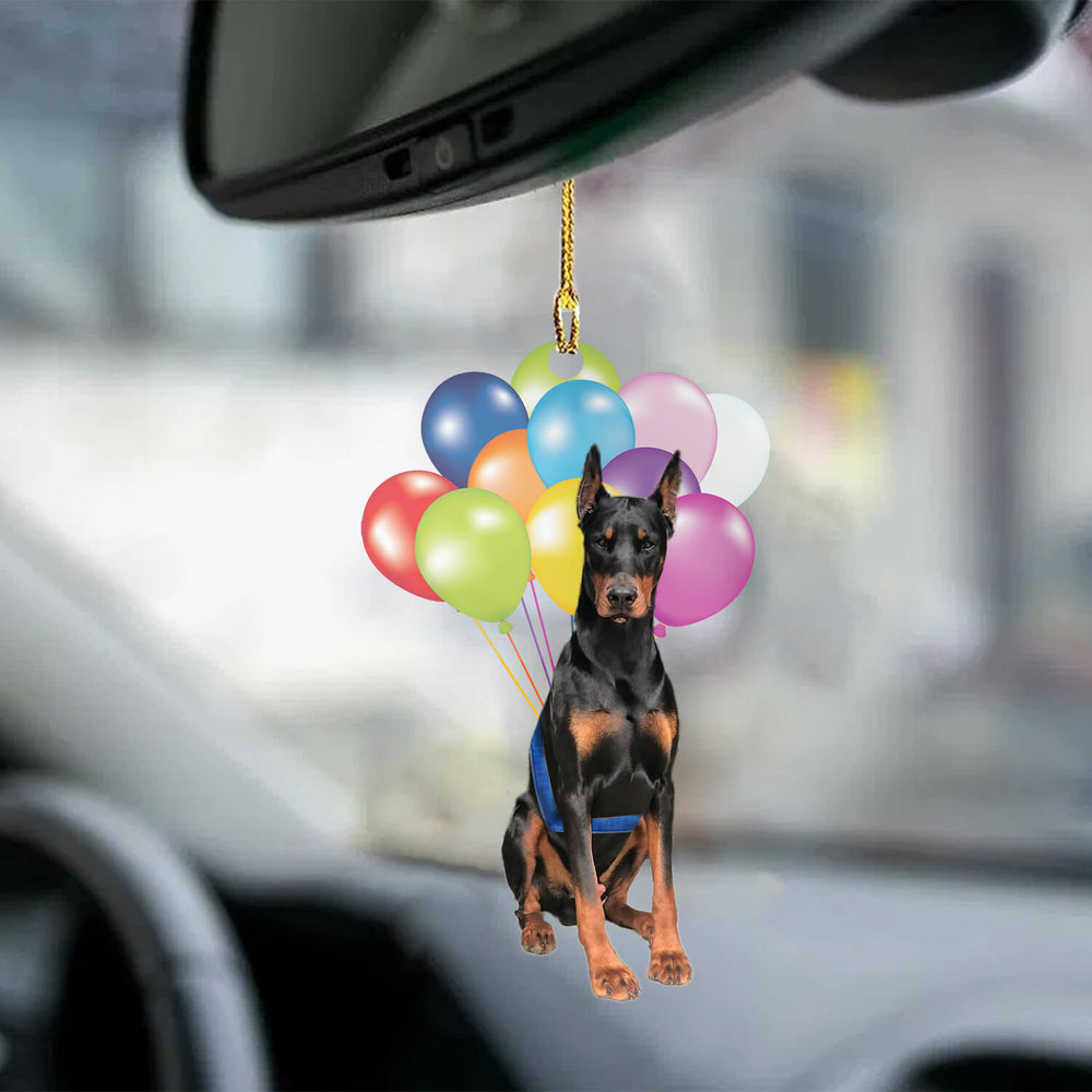 Doberman Fly With Bubbles - Gift For Dog Lover