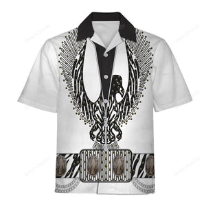 Elvis Black Phoenix Suit - Costume Cosplay Hawaiian Shirt