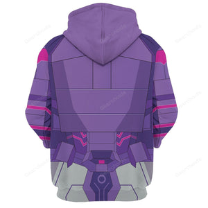 Transformers Shockwave Decepticons - Costume Cosplay Hoodie Sweatshirt Sweatpants