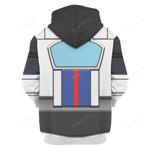 Transformers Jazz G1 - Costume Cosplay Hoodie Sweatshirt Sweatpants