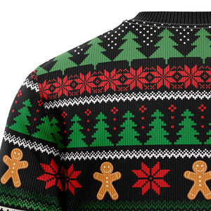 Gingerbread Man Ugly Sweater For Men And Women