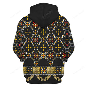 Elvis Black Conquistador - Costume Cosplay Hoodie Sweatshirt Sweatpants