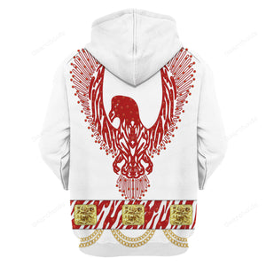 Elvis Red Phoenix Suit - Costume Cosplay Hoodie Sweatshirt Sweatpants