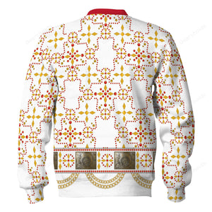 Avis89 Elvis White Conquistador Costume - Fandom Hoodie Sweatshirt Sweatpants ELHS35