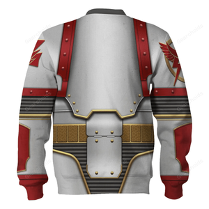 White Scars In Mark III Power Armor - Costume Cosplay Hoodie Sweatshirt Sweatpants