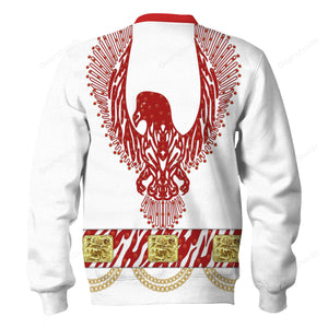 Elvis Red Phoenix Suit - Costume Cosplay Hoodie Sweatshirt Sweatpants