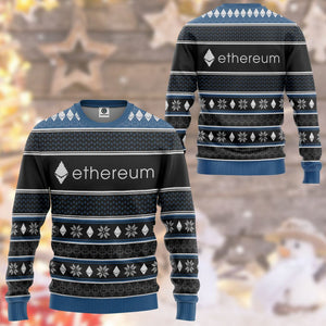 3D Ethereum Christmas Custom Cosplay Ugly Sweater