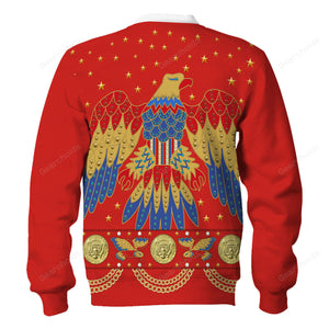 Elvis Eagle Red - Costume Cosplay Hoodie Sweatshirt Sweatpants