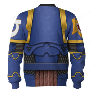 Warhammer Ultramarines Captain - Costume Cosplay Hoodie Sweatshirt Sweatpants