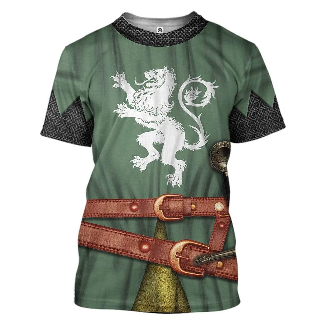 Medieval Knight Cosplay Costumes - 3D T-Shirts For Men