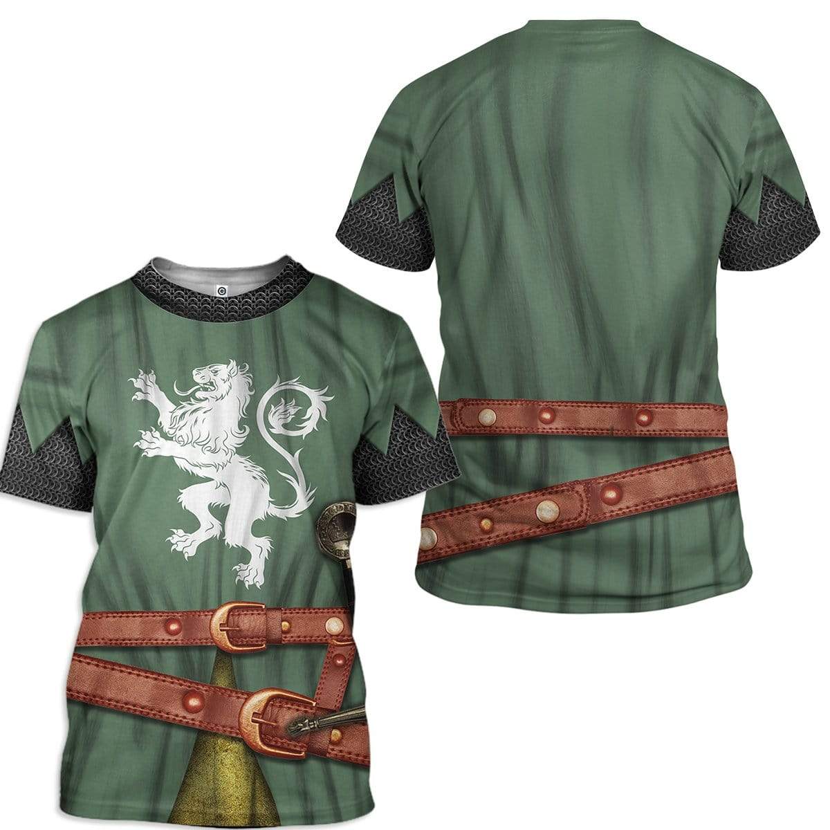 Medieval Knight Cosplay Costumes - 3D T-Shirts For Men