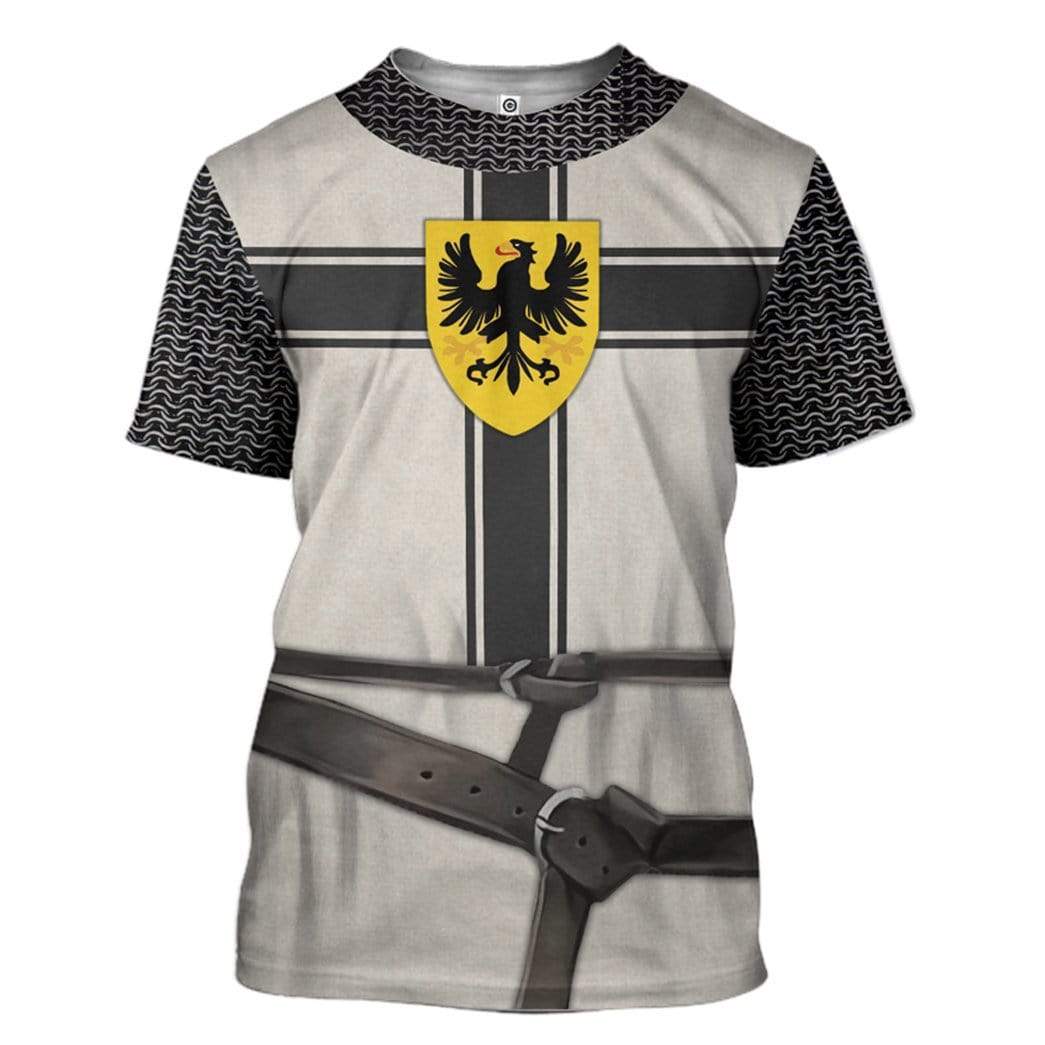 Teutonic Knight Cosplay Costumes - 3D T-Shirts For Men